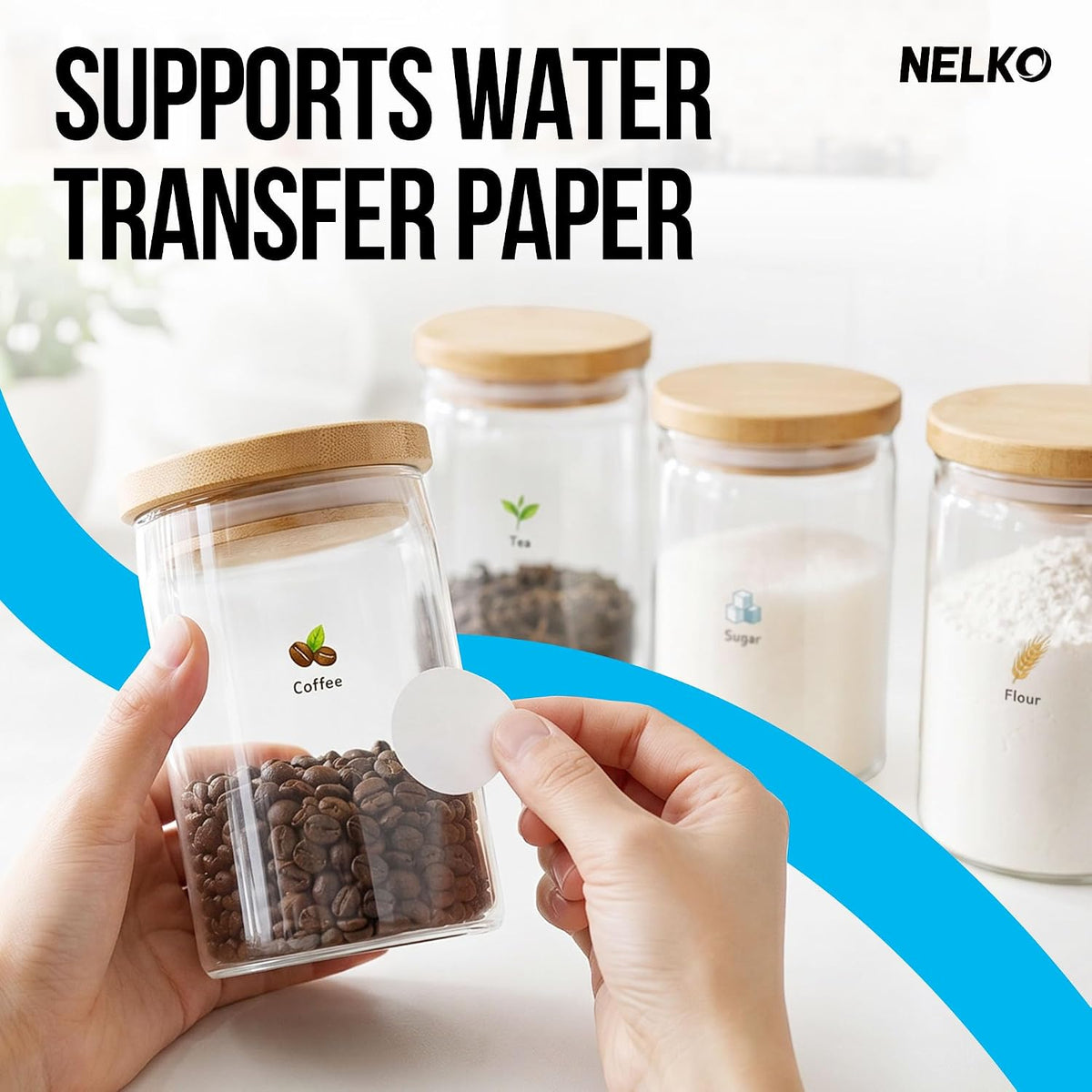 NELKO Flow - Impresora fotográfica de 2 x 3 para imanes y transferencias