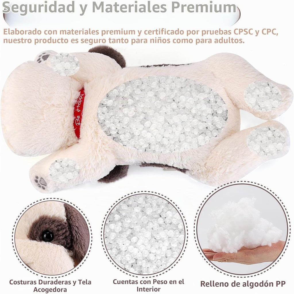 meowtastic Animales de Peluche Ponderados para Perro, Almohada de Peluche para Niños