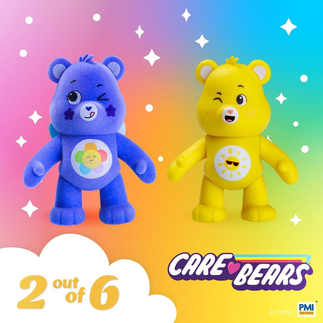 Care Bears - Figuras de acción articuladas, paquete de 2, figuras d...