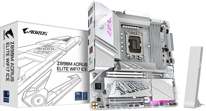 GIGABYTE Z890M AORUS Elite WIFI7 ICE Ultra Core (Serie 2) LGA 1851,...