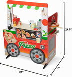 Melissa & Doug Wooden Pizza Food Truck Activity Center
