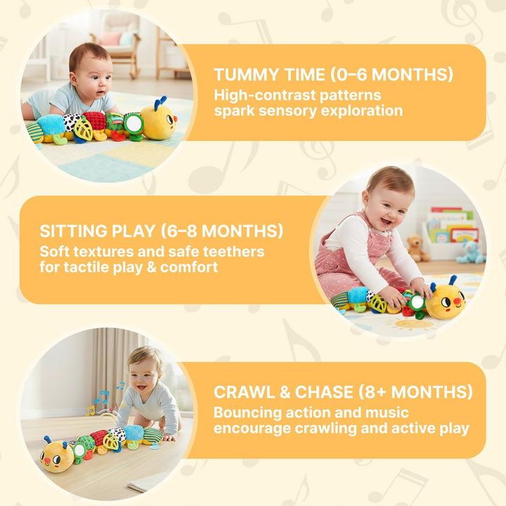 JoyCat - Juguetes para bebés de 0 a 18 meses, juguete musical de or...