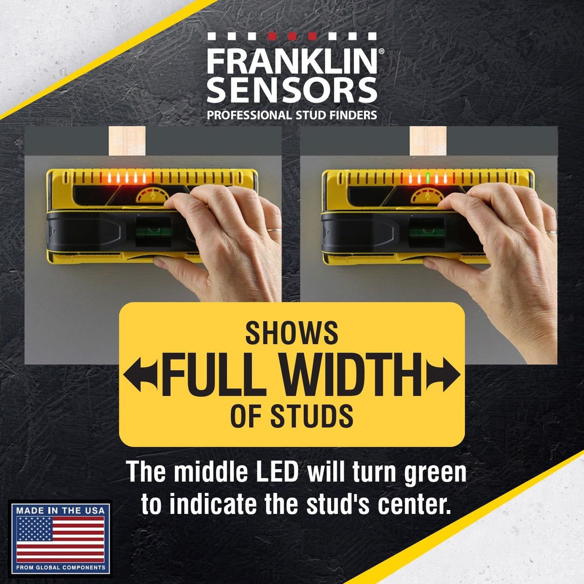 Franklin Sensors ProSensor M210 - Buscador de pernos de 13 sensores