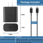 Cargador súper rápido USB C de 45 W, cargador tipo C de carga rápida con