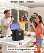 Ikarao Karaoke Machine con Lyrics Display, Professional Karaoke System