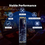 KingSpec SSD 256GB, M.2 NVMe Gen3x4 SSD 2280 - Hasta 2400 MB\/s, un...