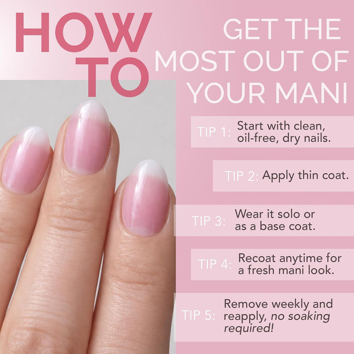 Perfect Formula Pink Gel Coat \u2013 Rosey Glow Fortalecedor de uña...
