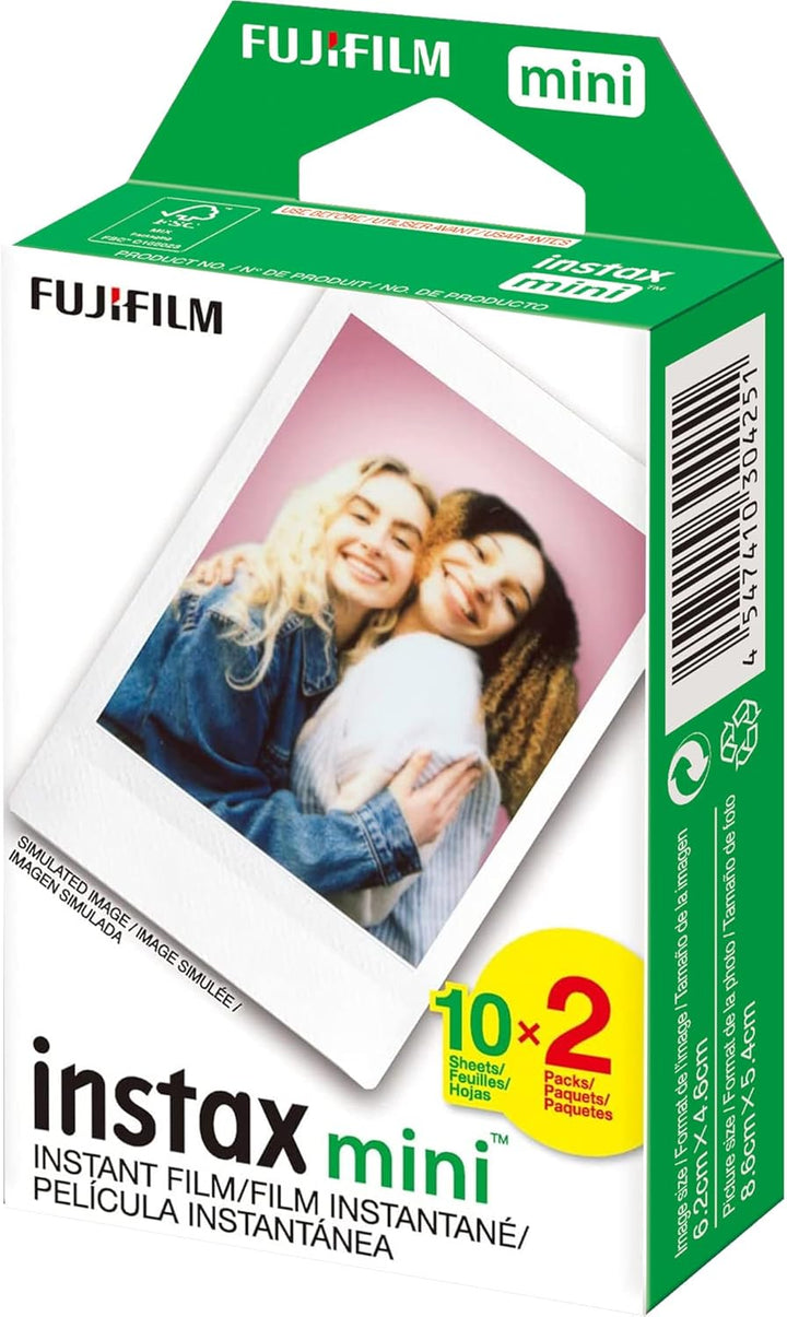 Fujifilm Película instantánea Instax Mini (8 paquetes individuales,...