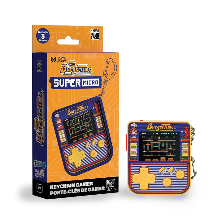 HyperMegaTech Data East Burgertime Key Chain
