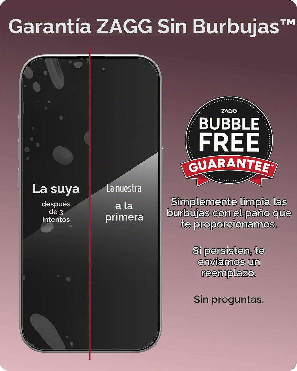 ZAGG Protector de pantalla de privacidad XTR para iPhone 18 Pro Max