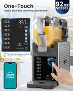 Máquina de granizado con control de aplicación WiFi, máquina de helados, 6