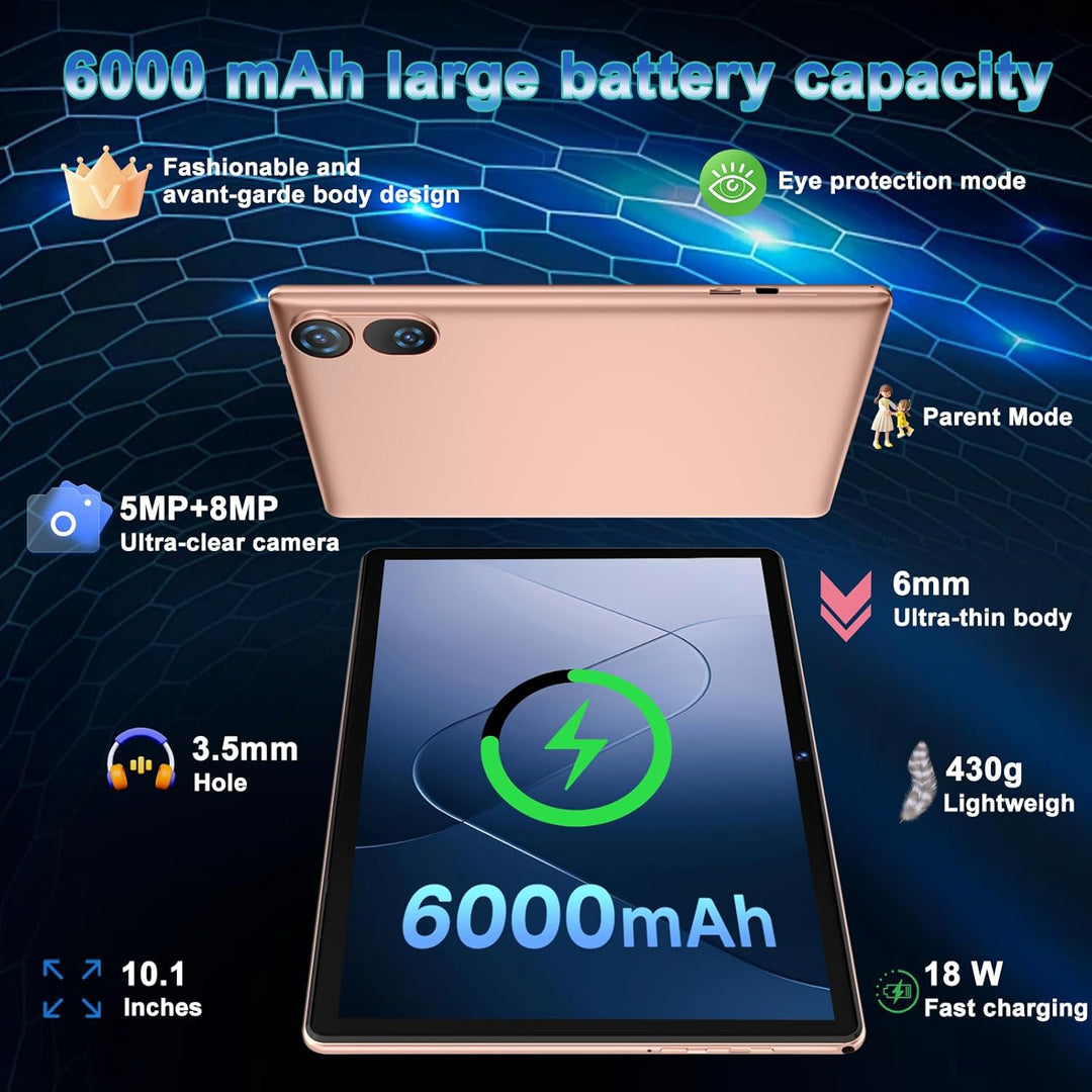 Tableta DMOAO, tableta Android 15 2026 con Gemini AI, pantalla FHD...