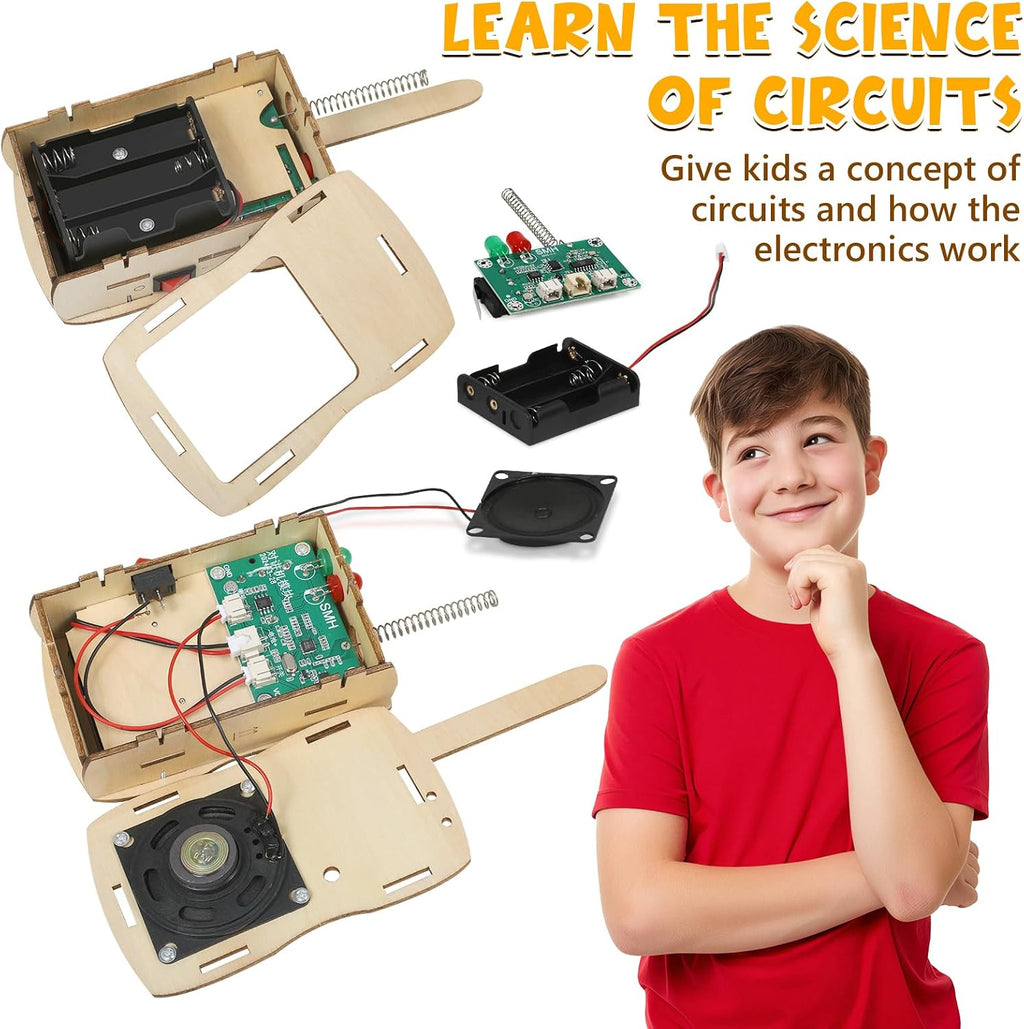 Stem Projects Walkie Talkies Juguetes para niños de 8 a 12 años 12 a 14 años Kit de ciencia Construye tu Propio Kit de Electrónica DIY para niños, experimentos científicos, niño de 9 a 12 años