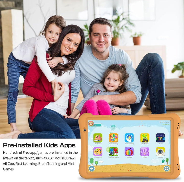 PRITOM Tableta para niños de 10 pulgadas Android 14, 32GB, Quad-Cor...