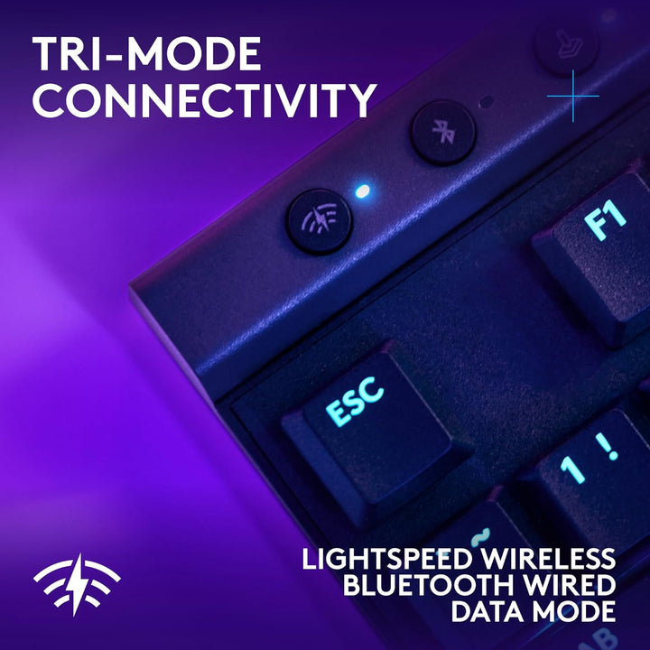 Logitech G515 Teclado inalámbrico para juegos TKL, LIGHTSYNC RGB, d...