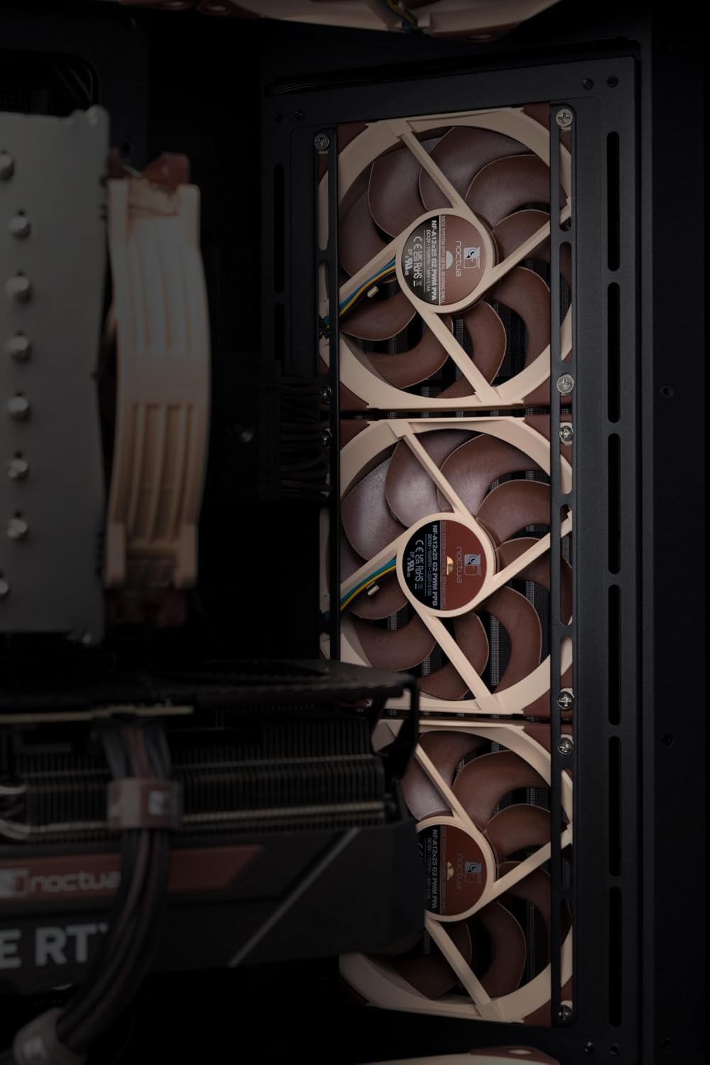 Noctua NF-A12x25 G2 PWM Sx2-PP, Juego de Ventiladores Dual para Apl...