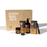 Every Man Jack Beard Essentials Set de regalo para hombres, rutina...