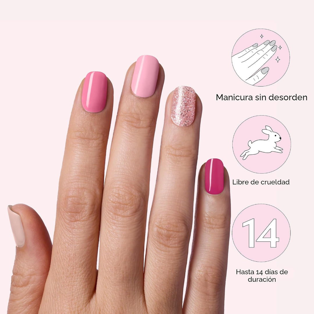 Dashing Diva - Kit de tiras de uñas de gel brillantes 5 en 1 - Lo m...