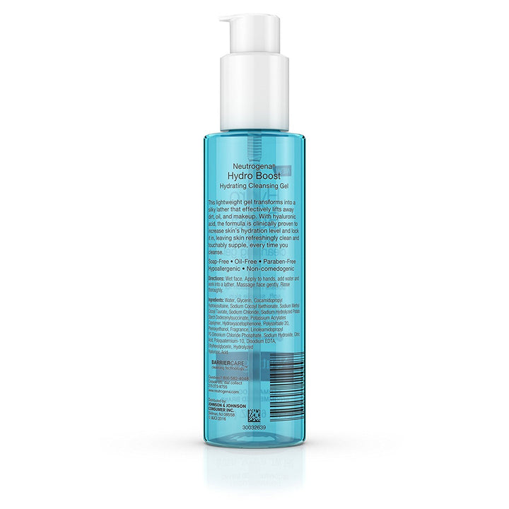 Neutrogena Hydro Boost - Gel limpiador facial hidratante ligero, la...