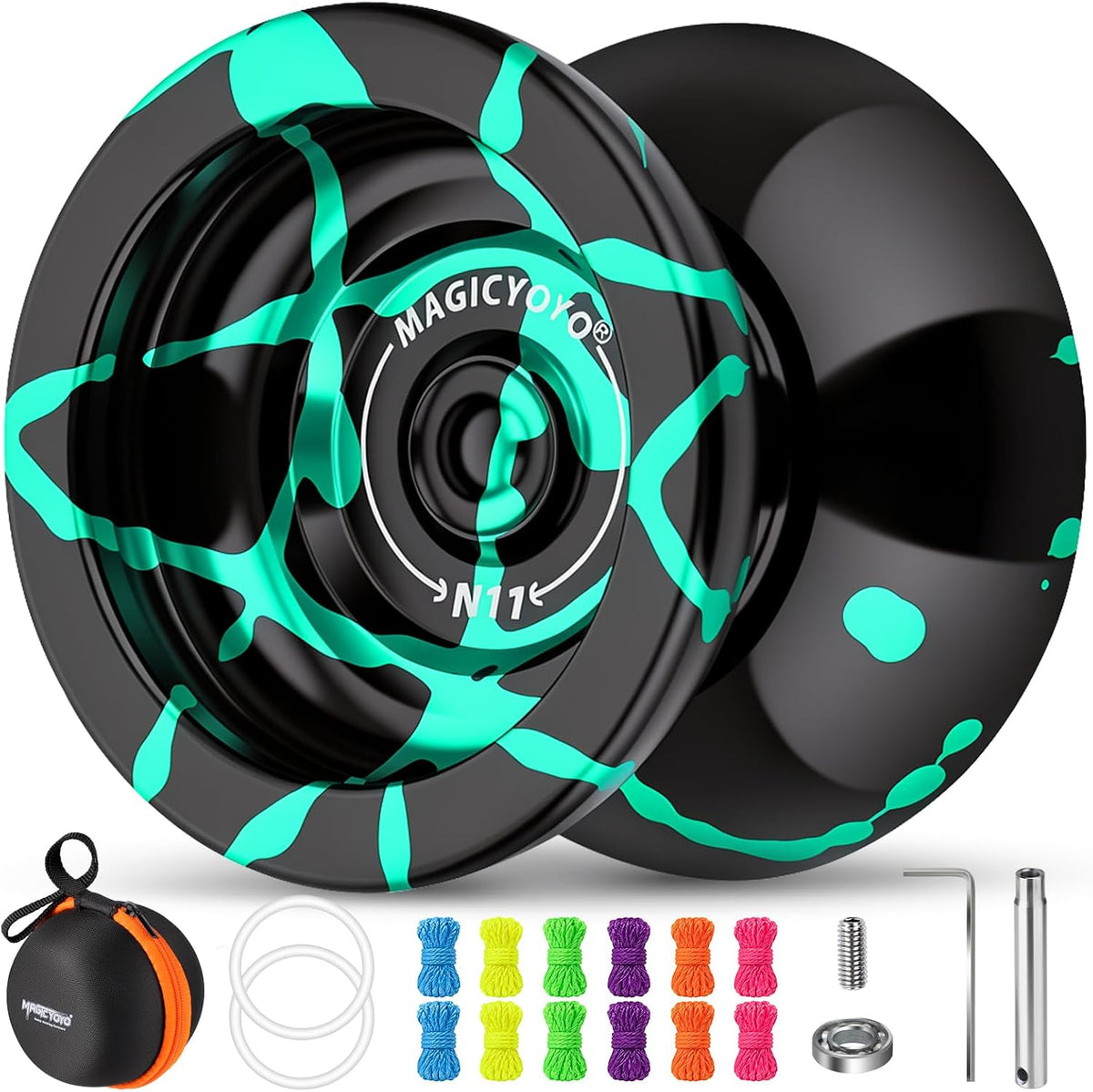 MAGICYOYO N11 Yoyo Yoyo de metal profesional sin respuesta para avanzado