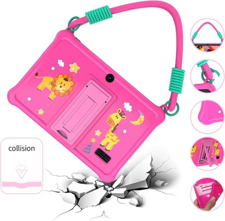 PRITOM Lanyard - Tablet infantil de 7 pulgadas, 32 GB Android 13 co...