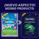 DenTek Advanced Clean - Palillos de hilo dental sin romper y sin tr...