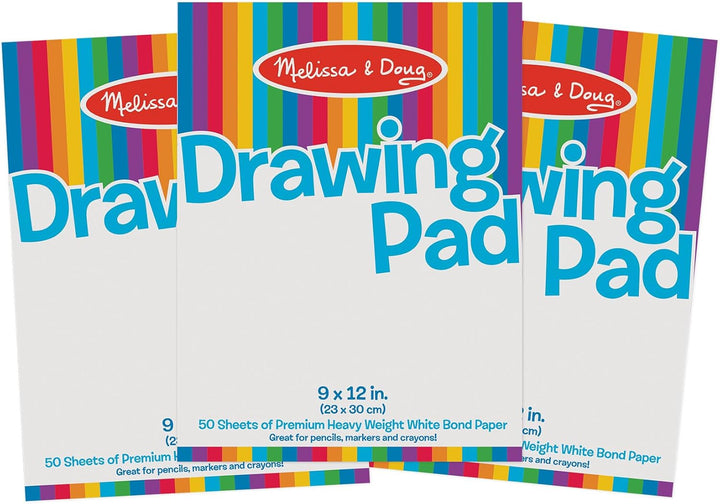 Melissa Doug Papel de dibujo bloc de bocetos paquete de 3