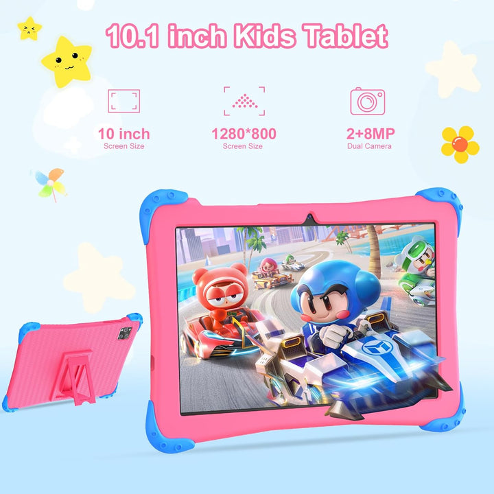 Fivahiva Tablet infantil de 10 pulgadas, tableta Android 15 para ni...