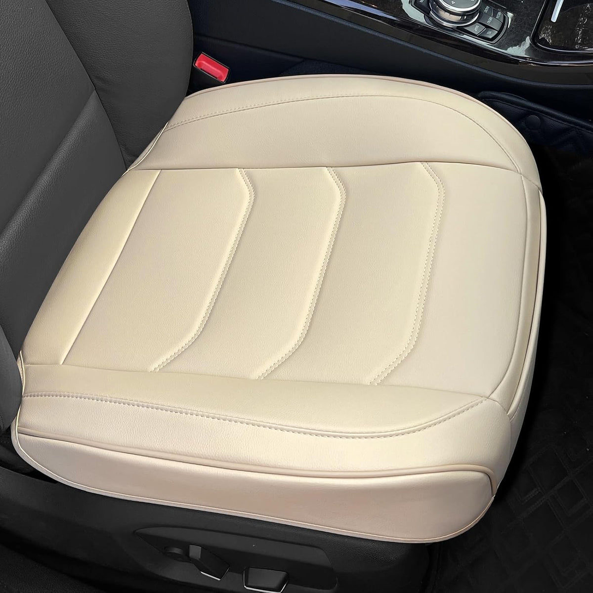 Funda de asiento de coche para piel sintética de lujo y comodidad