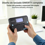 SUPVAN Máquina etiquetadora con teclado y Bluetooth E12 con 4 cintas
