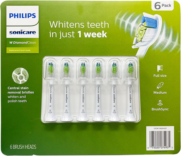 Philips Sonicare DiamondClean Cabezales de cepillo estándar 6 unida...