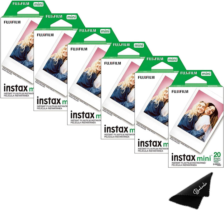 Fujifilm Instax Mini Película ISO 800, Seis Paquetes Dobles 120 EXP...