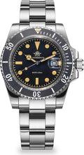 ADDIESDIVE Reloj de Cuarzo para Hombre de 41mm, Correa de Acero Inoxidable, Reloj de Buceo