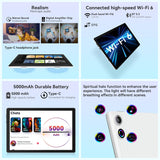 Gleeso Tableta mejorada 2026, tableta Android de 10 pulgadas, Octa-...