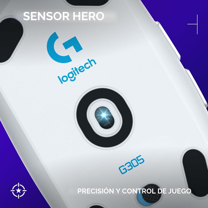 Logitech G 305 Lightspeed - Mouse inalámbrico para juegos, sensor d...