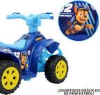 Paw Patrol Chase - ATV de 6 V para niños con batería recargable, de 2 a 3 años