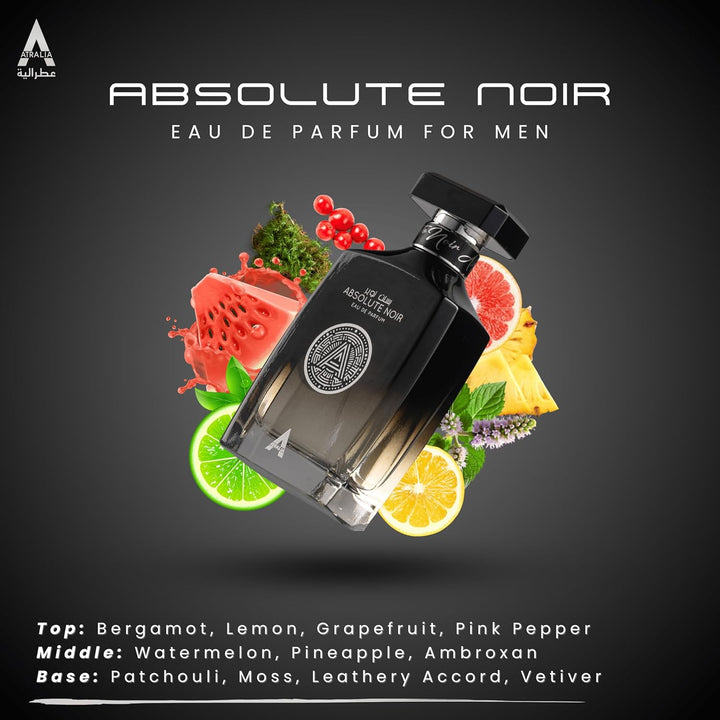 Atralia Absolute Noir Eau De Parfum para Hombre 100 ml 34