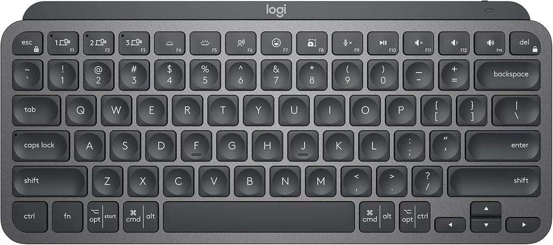 Logitech MX Keys Mini - Teclado minimalista, iluminado, inalámbrico...