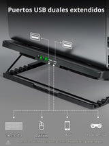 Kootek Almohadilla de enfriamiento para laptop, enfriador de laptop...