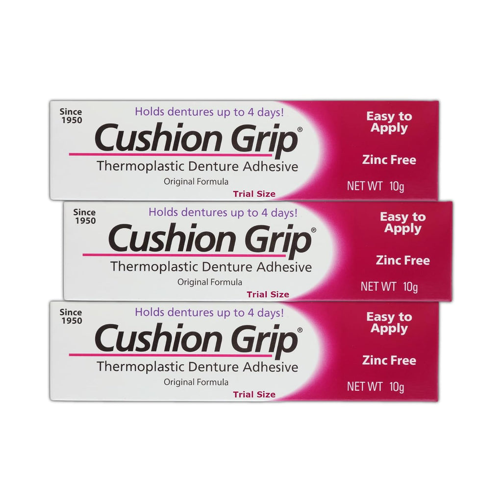 Cushion Grip Adhesivo termoplástico para dentaduras