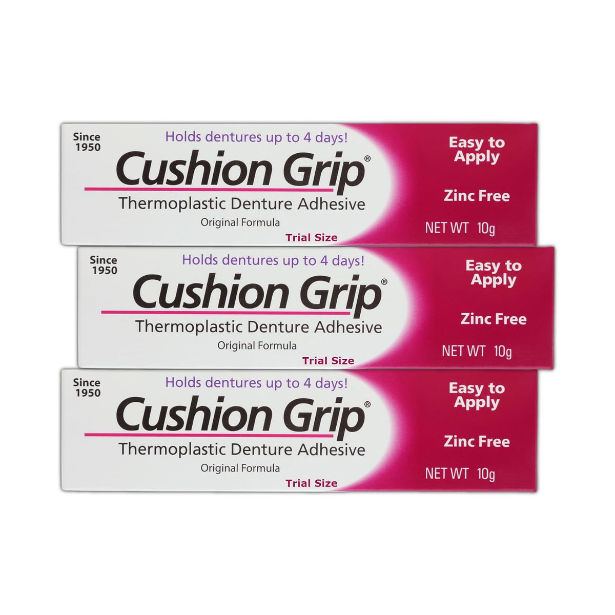 Cushion Grip Adhesivo termoplástico para dentaduras