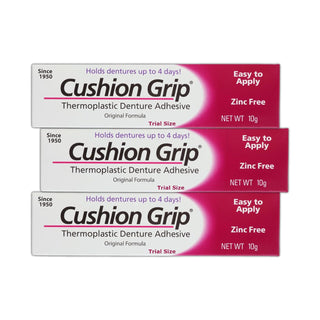 Cushion Grip Adhesivo termoplástico para dentaduras, 0.35 onzas, ta...