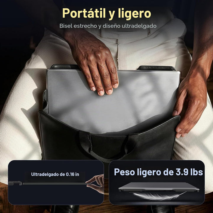 Vixtan Extensor de pantalla triple para portátil de 15.6 pulgadas,...