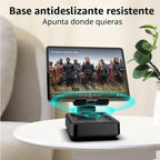 JTEMAN Soporte para tableta con altavoz Bluetooth, base de escritorio