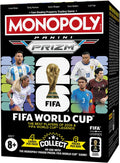 Monopoly Panini Prizm: Caja de cartas coleccionables de la Copa Mundial de la FIFA | Estrellas y leyendas actuales | Más de 2 jugadores, a partir de 8 años | Regalos para fanáticos del fútbol