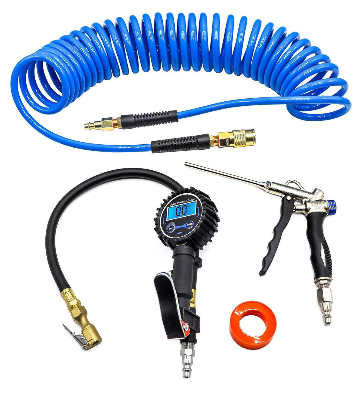YOTOO Kit de accesorios para compresor de aire, kit de manguera de...