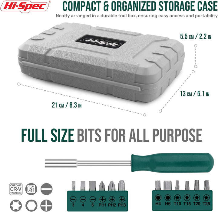 Hi-Spec Kit de herramientas pequeño compacto para bricolaje en el h...