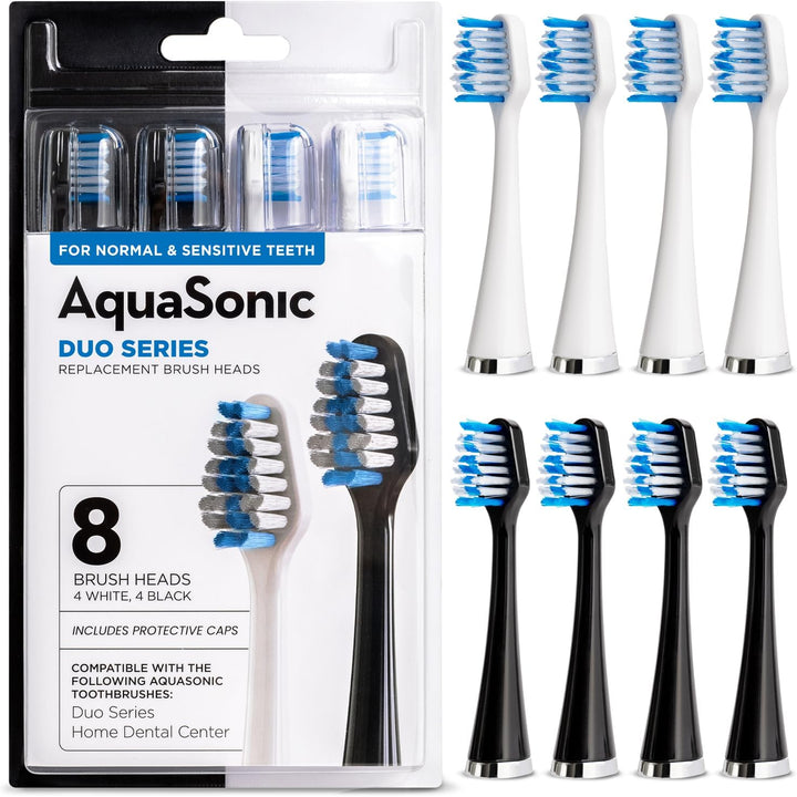 AquaSonic Genuine Duo Series Cabezales de cepillo de repuesto | par...