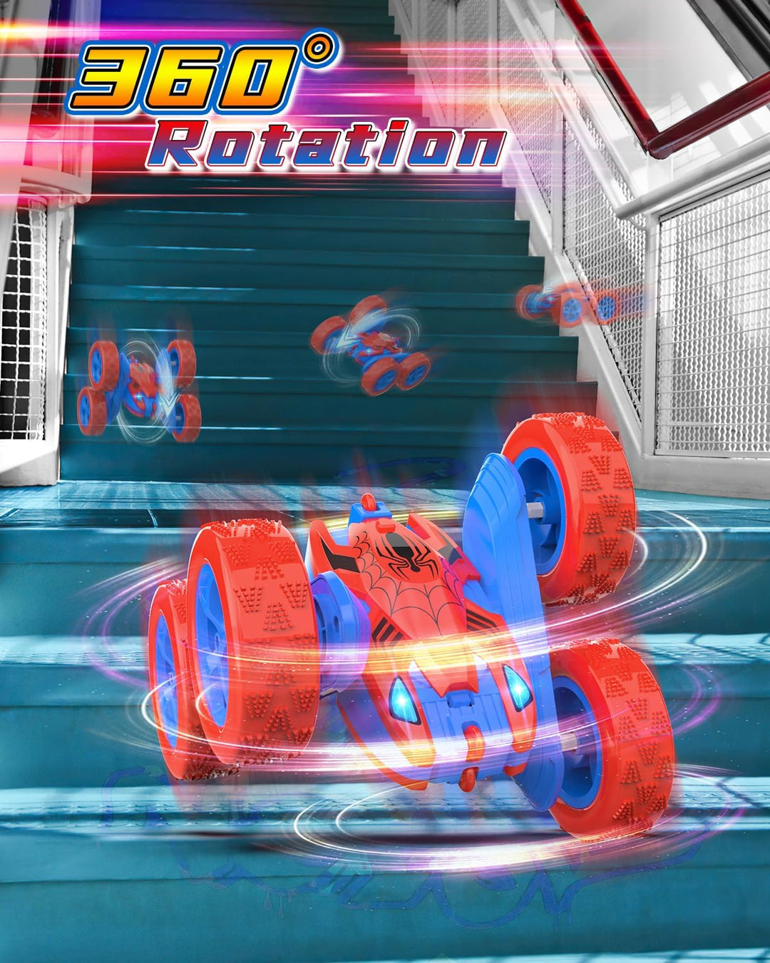 Coche de Control Remoto Blissbud Coche de Araña RC para Niños de 4...