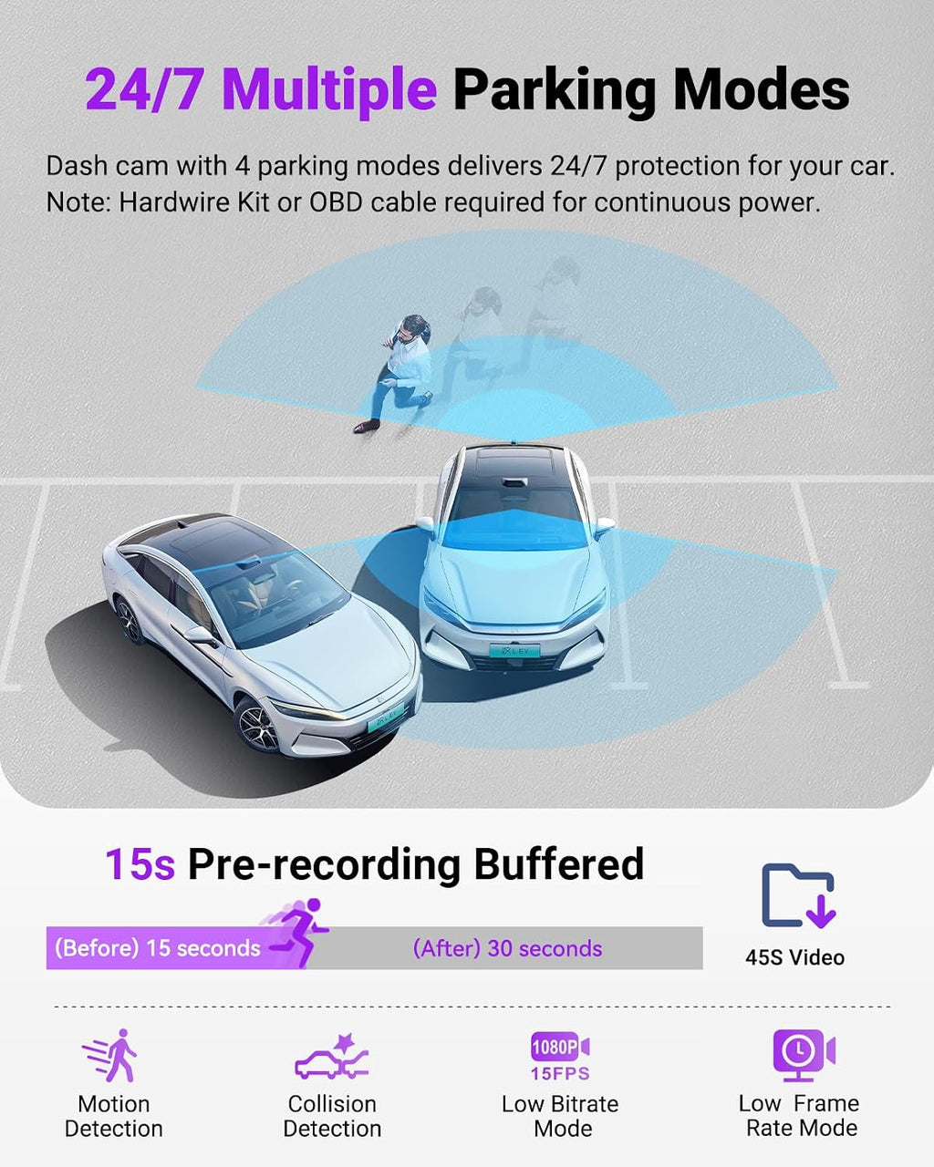 Vantrue S1 Pro Max 4K+2.5K Dash Cam, Dual STARVIS 2 Delantero y Trasero
